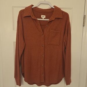 BKE Women's Rust Sweater